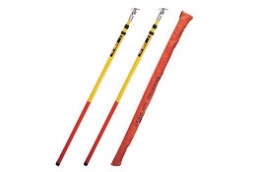 High voltage electric fiberglass insulation operating rod triangle telescopic hot stick