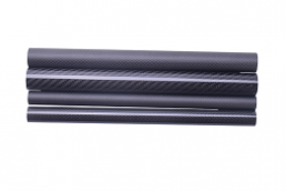 Square rectangular carbon fiber round barrel tube carbon pipe 1k 3k 12k 28mm with glossy matte