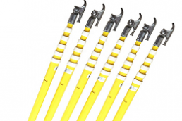 FRP triangle hot stick