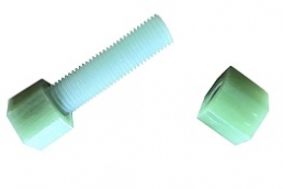 Insulating screw fiberglass bolts and nut