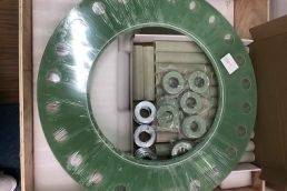 Insulating gasket kit for rtj flanges