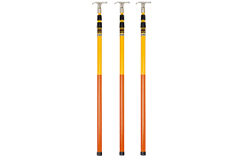 Fiberglass telescopic hot stick