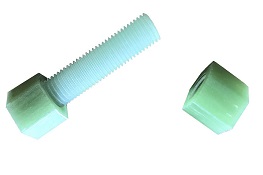 Insulating screw fiberglass bolts and nut