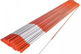 High strength one end pointed reflective frp snow stake